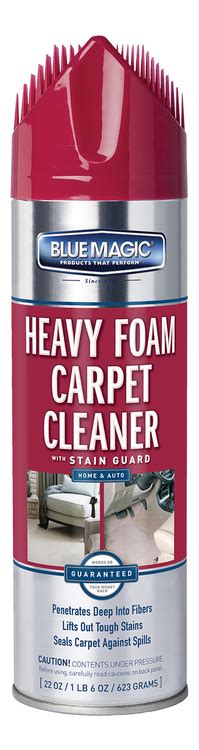 Eliminate Odors and Refresh Your Upholstery with Blue Magic Heavy Foam Cleaner